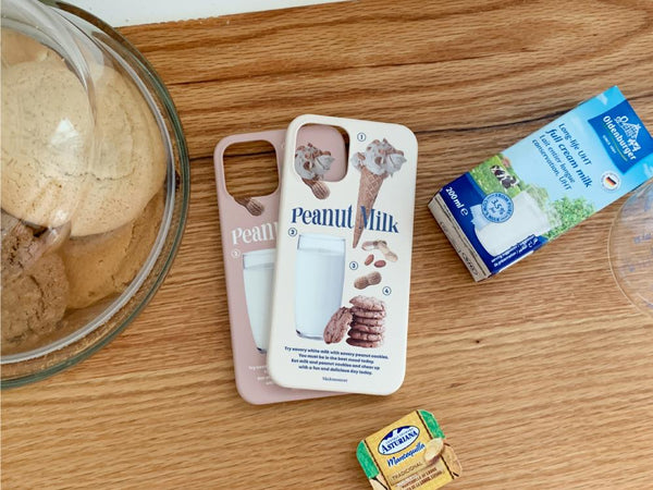 [Mademoment] 피넛밀크 디자인 Phone Case