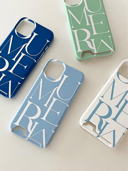 [Mademoment] Summer Mood Lettering Design Phone Case