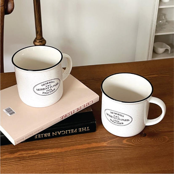 [Mademoment] Paris in Moments Cookie White Mug 410ml