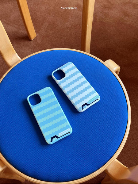 [Mademoment] Candy Wave Pattern Design Phone Case