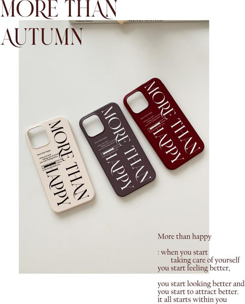 [Mademoment] 모어댄어텀 디자인 Phone Case