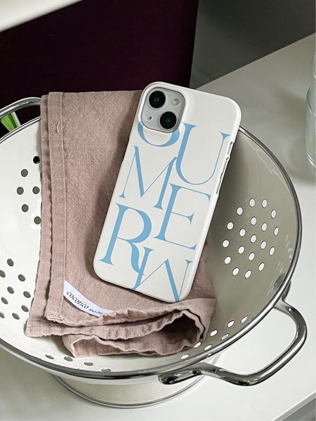 [Mademoment] Summer Mood Lettering Design Phone Case