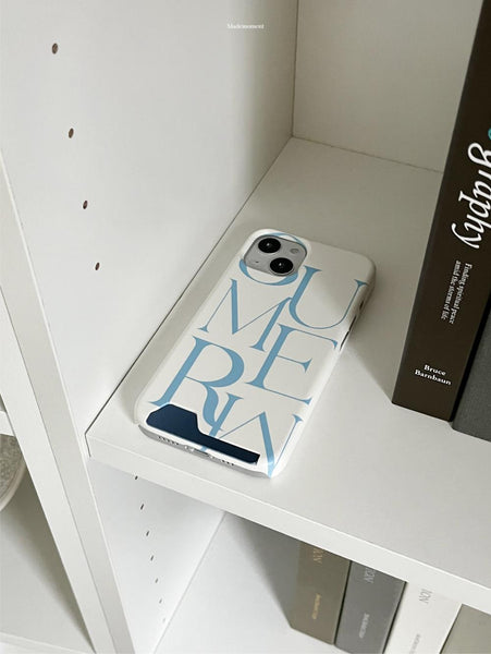 [Mademoment] Summer Mood Lettering Design Phone Case