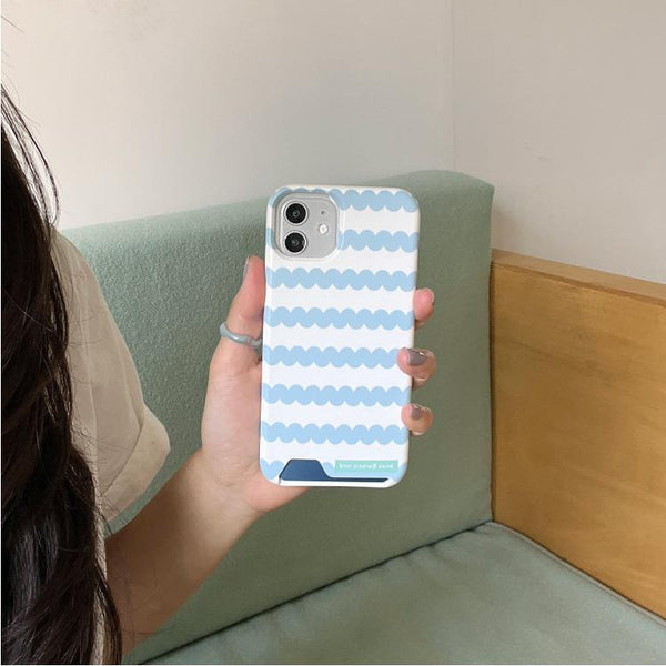 [Mademoment] Candy Wave Pattern Design Phone Case