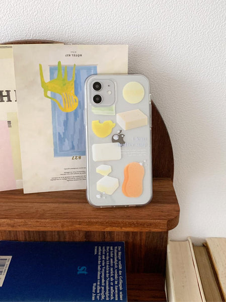 [Mademoment] 클린버터 디자인 Glossy Mirror Phone Case