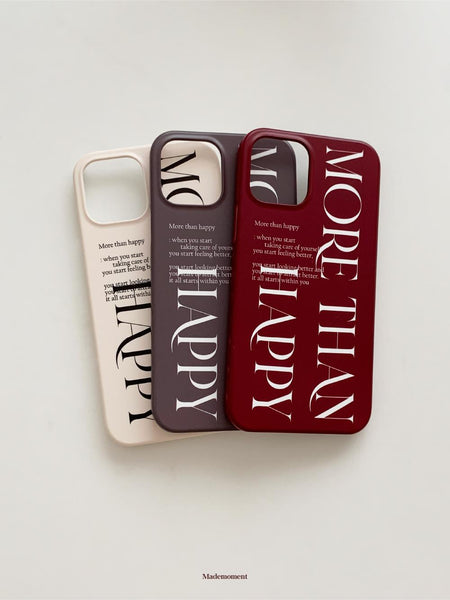 [Mademoment] 모어댄어텀 디자인 Phone Case