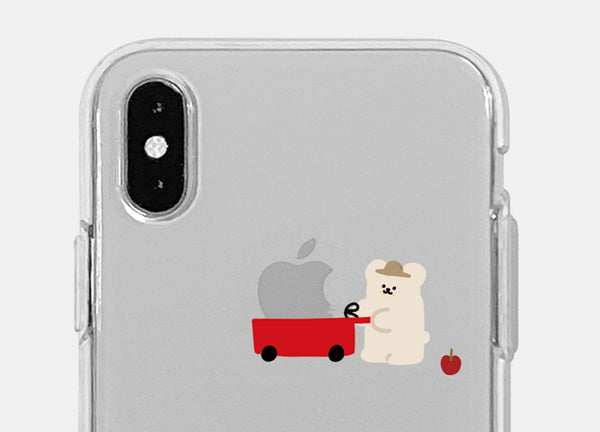 [DEEPING CASE] 사과따는 귤곰 Jelly Case