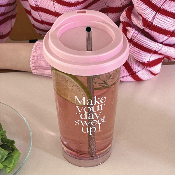 [Mademoment] Sweet Up Clear Reusable Cup (Hot/Cold) 473ml