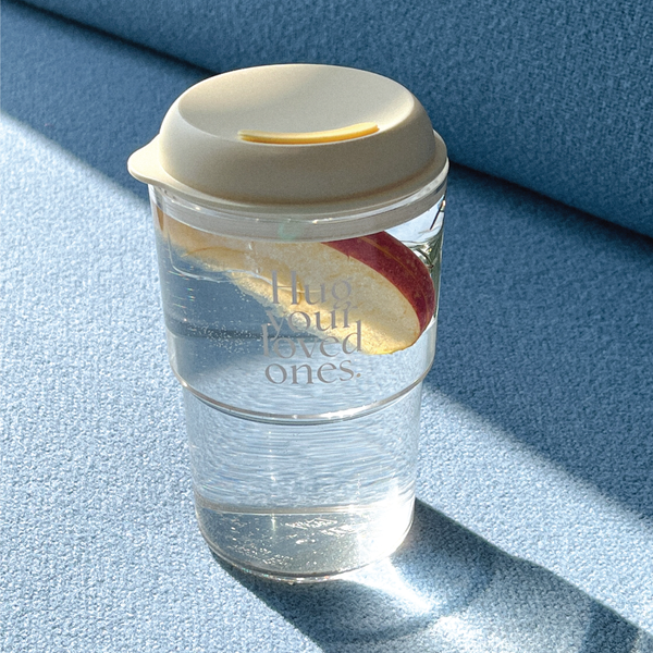 [Mademoment] Hug Love Clear Reusable Tumbler (Hot/Cold) 500ml