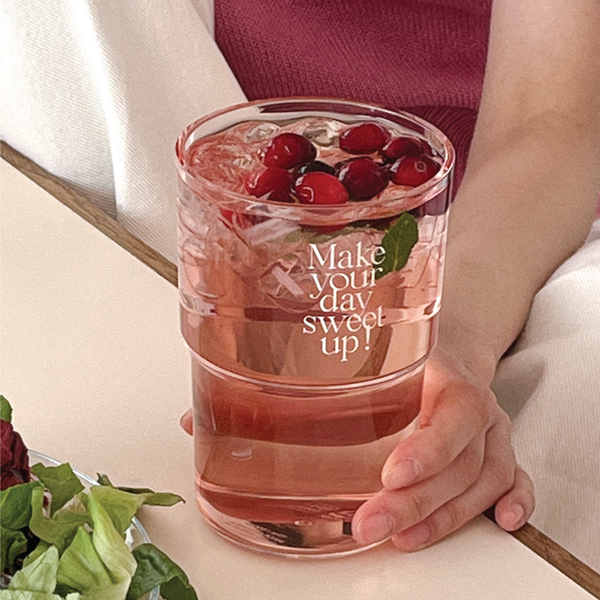 [Mademoment] Sweet Up Pink Clear Reusable Tumbler (Hot/Cold) 500ml