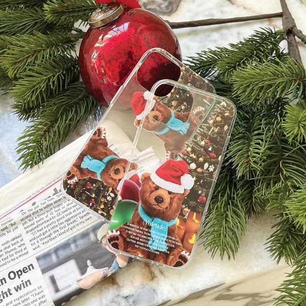 [Mademoment] Teddystmas Design Clear Phone Case (4 Types)