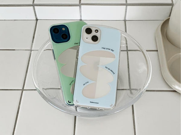 [Mademoment] 메이유얼데이 프레임 디자인 Glossy Mirror Phone Case