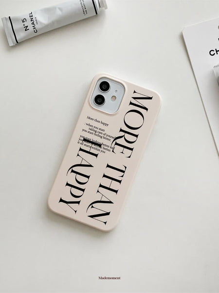 [Mademoment] 모어댄어텀 디자인 Phone Case