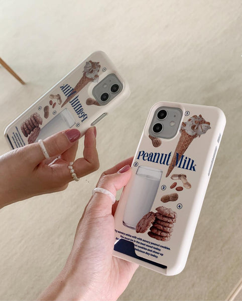 [Mademoment] 피넛밀크 디자인 Phone Case