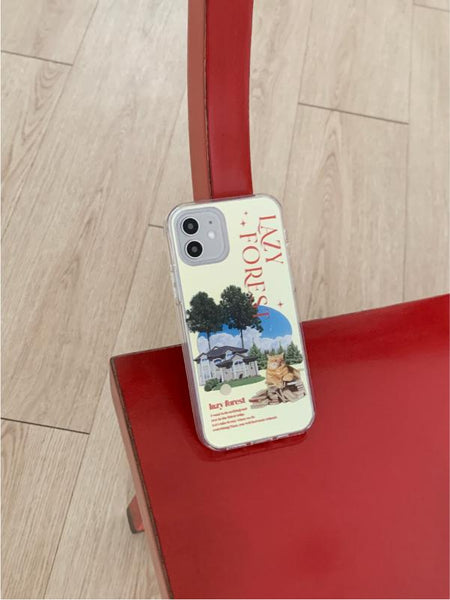 [Mademoment] 레이지포레스트 디자인 Glossy Mirror Phone Case