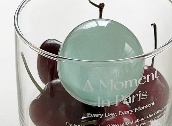 [Mademoment] Paris In Moment Goblet Glass Cup 300ml