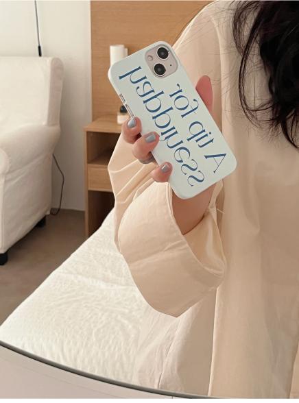 [Mademoment] 해피니스 레터링 디자인 Phone Case