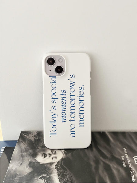 [Mademoment] 스페셜모먼트 레터링 디자인 Phone Case