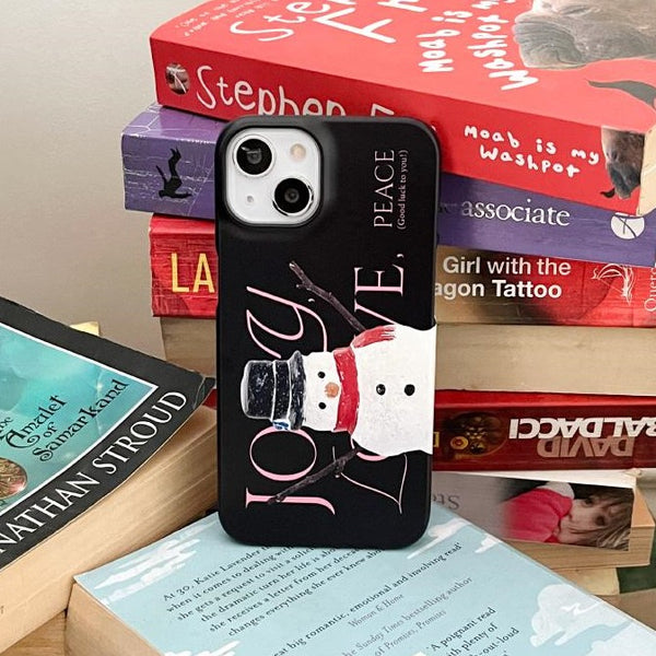 [Mademoment] Big Snowman Design Phone Case