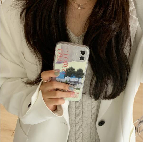 [Mademoment] 레이지포레스트 디자인 Glossy Mirror Phone Case