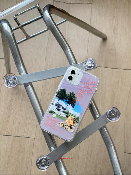 [Mademoment] 레이지포레스트 디자인 Glossy Mirror Phone Case