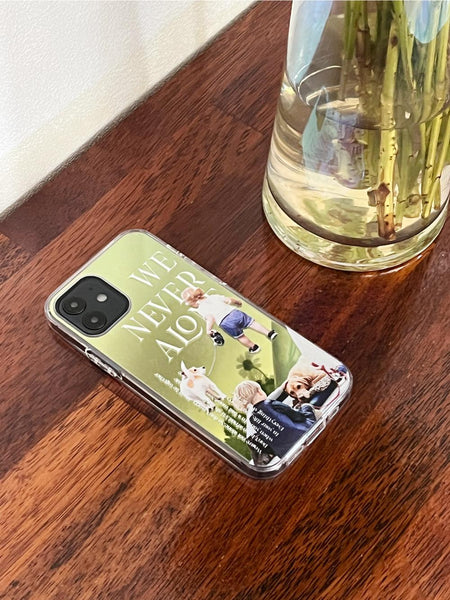 [Mademoment] 투게더라이프 디자인 Glossy Mirror Phone Case