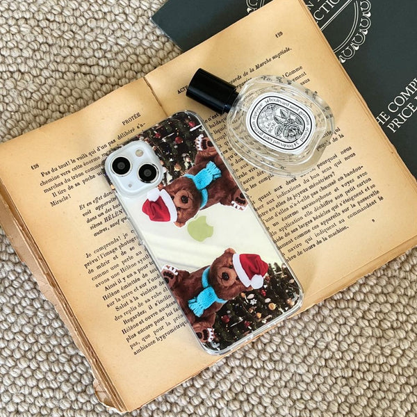 [Mademoment] TeddyStmas Design Glossy Mirror Phone Case