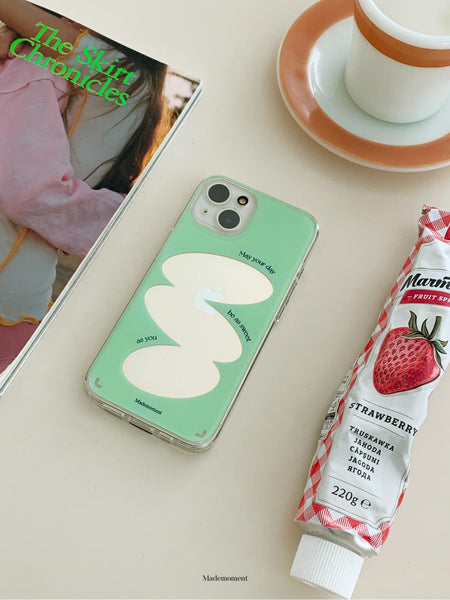 [Mademoment] 메이유얼데이 프레임 디자인 Glossy Mirror Phone Case