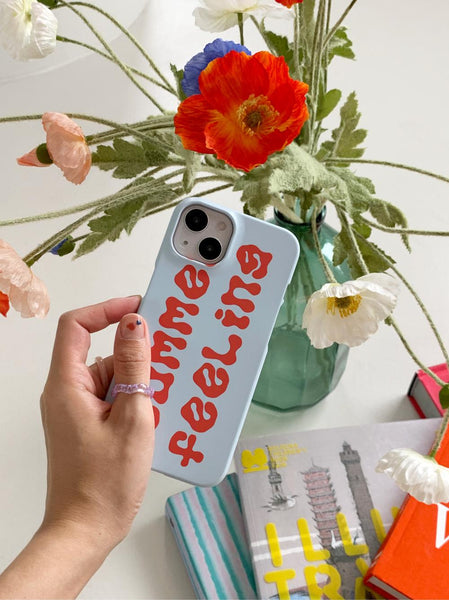 [Mademoment] Summer Feeling Lettering Design Phone Case