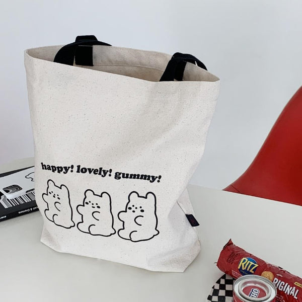 [THENINEMALL] Jelly Gummy Eco Bag