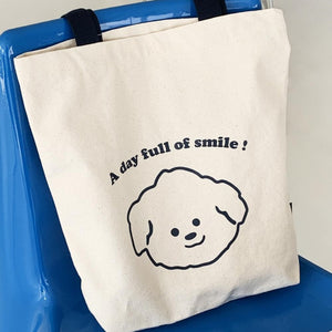 [THENINEMALL] Smile Ppokku Eco Bag