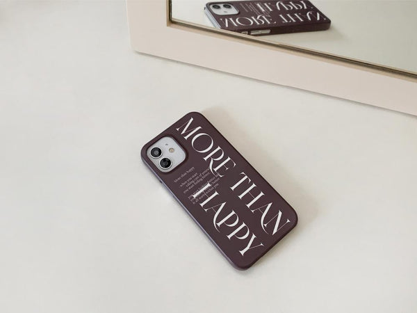 [Mademoment] 모어댄어텀 디자인 Phone Case