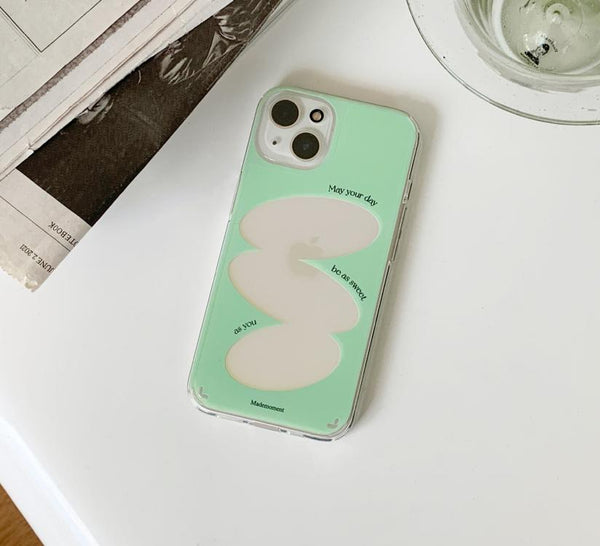 [Mademoment] 메이유얼데이 프레임 디자인 Glossy Mirror Phone Case