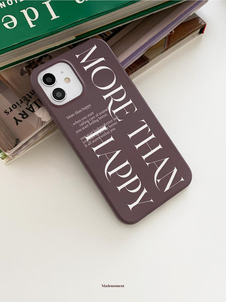 [Mademoment] 모어댄어텀 디자인 Phone Case