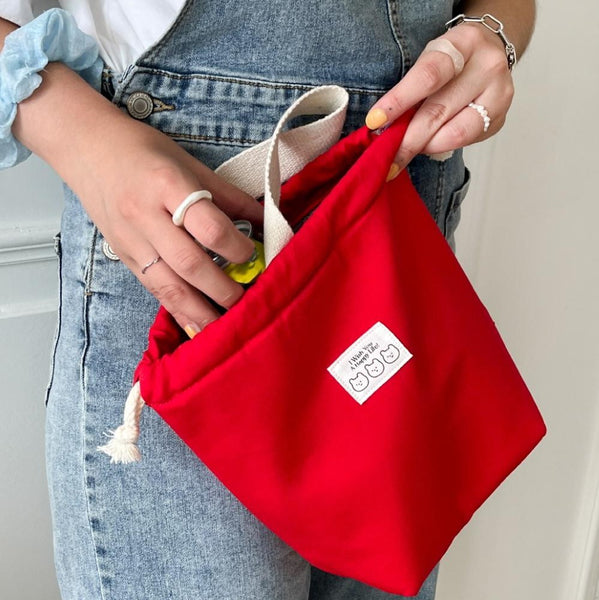 [THENINEMALL] Red Jelly Gummy Cooler Bag