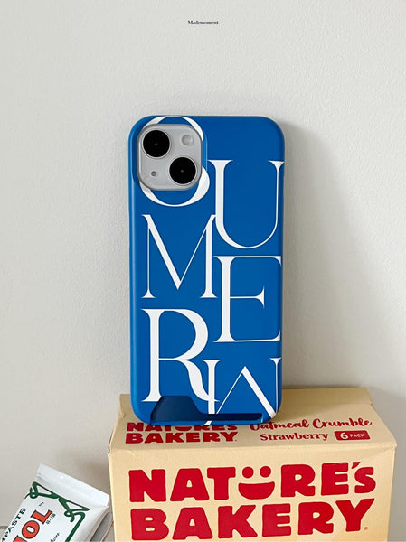 [Mademoment] Summer Mood Lettering Design Phone Case