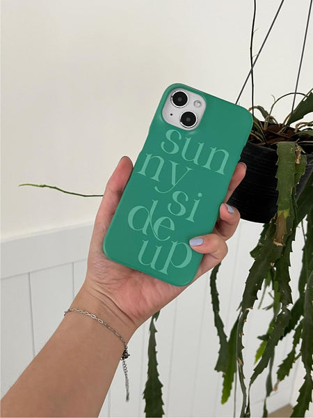 [Mademoment] Sunny Side Up Lettering Design Phone Case