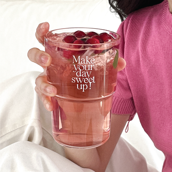 [Mademoment] Sweet Up Pink Clear Reusable Tumbler (Hot/Cold) 500ml