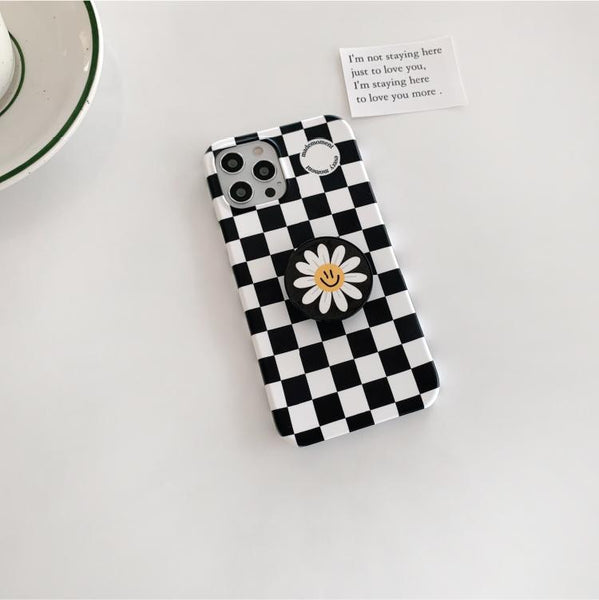 [Mademoment] 블록체크패턴 디자인 Phone Case