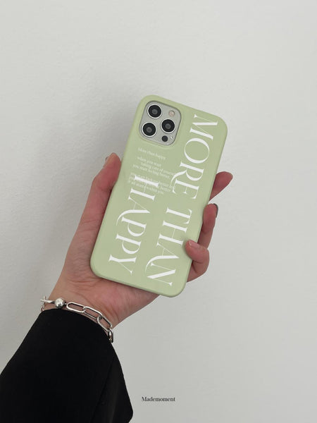 [Mademoment] 모어댄스프링 디자인 Phone Case