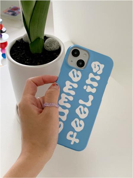 [Mademoment] Summer Feeling Lettering Design Phone Case