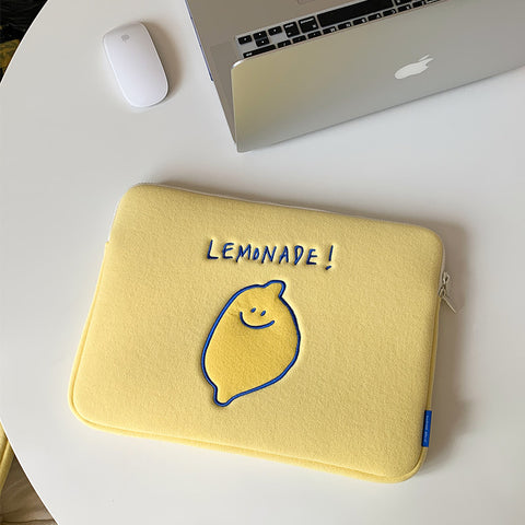 [second morning] Lemoni Laptop Case/ Ipad Pouch