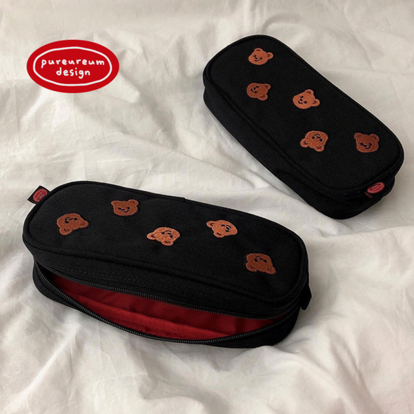 [pureureum design] Cupid Bear Pencil Pouch