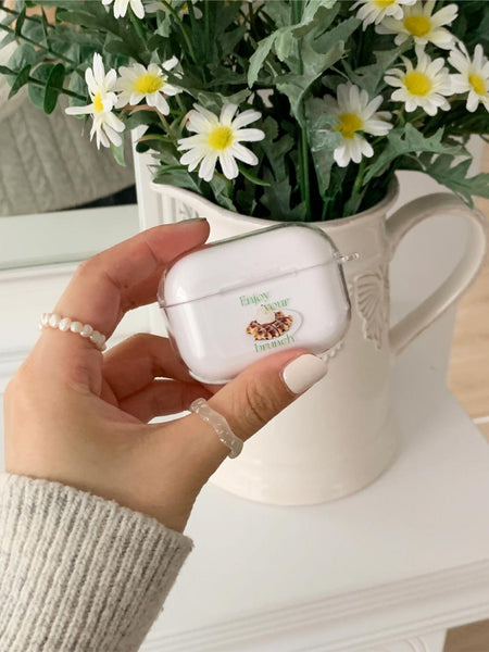 [Mademoment] Enjoy Brunch 디자인 Clear AirPods Case