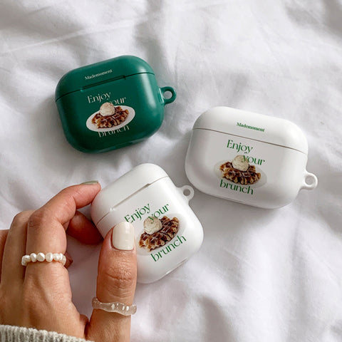 [Mademoment] Enjoy Brunch 디자인 Airpods Case