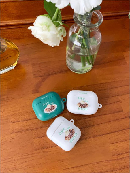 [Mademoment] Enjoy Brunch 디자인 Airpods Case