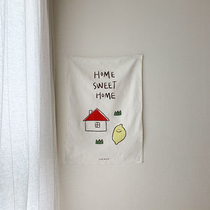 [second morning] Home Sweet Home Fabric Poster