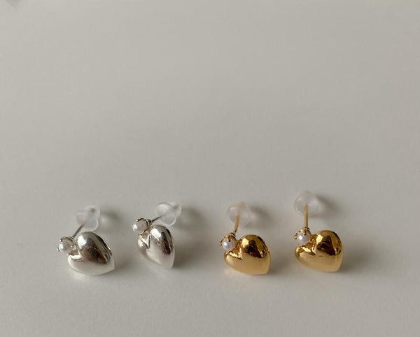 [moat] Fresh Heart Earring (silver925)