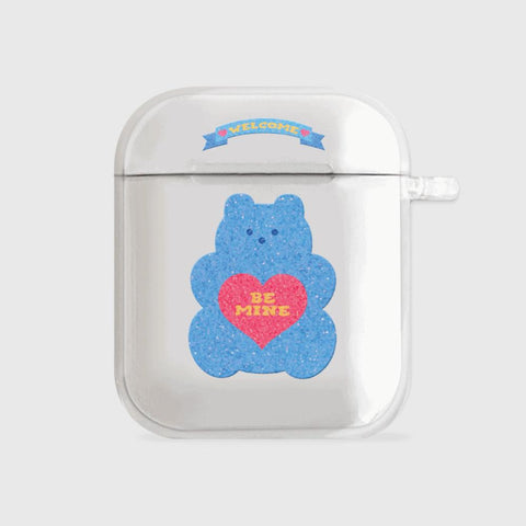 [THENINEMALL] Glitter Gummy AirPods Clear Case
