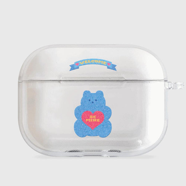 [THENINEMALL] Glitter Gummy AirPods Clear Case